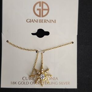 Giani Bernini Gold Star Pendant Necklace DISCOUNTED PRICED TO SALE 🤑